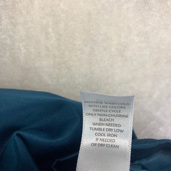 J. Jill Teal Swing Blazer/Jacket Hidden Buttons LP - Picture 10 of 10